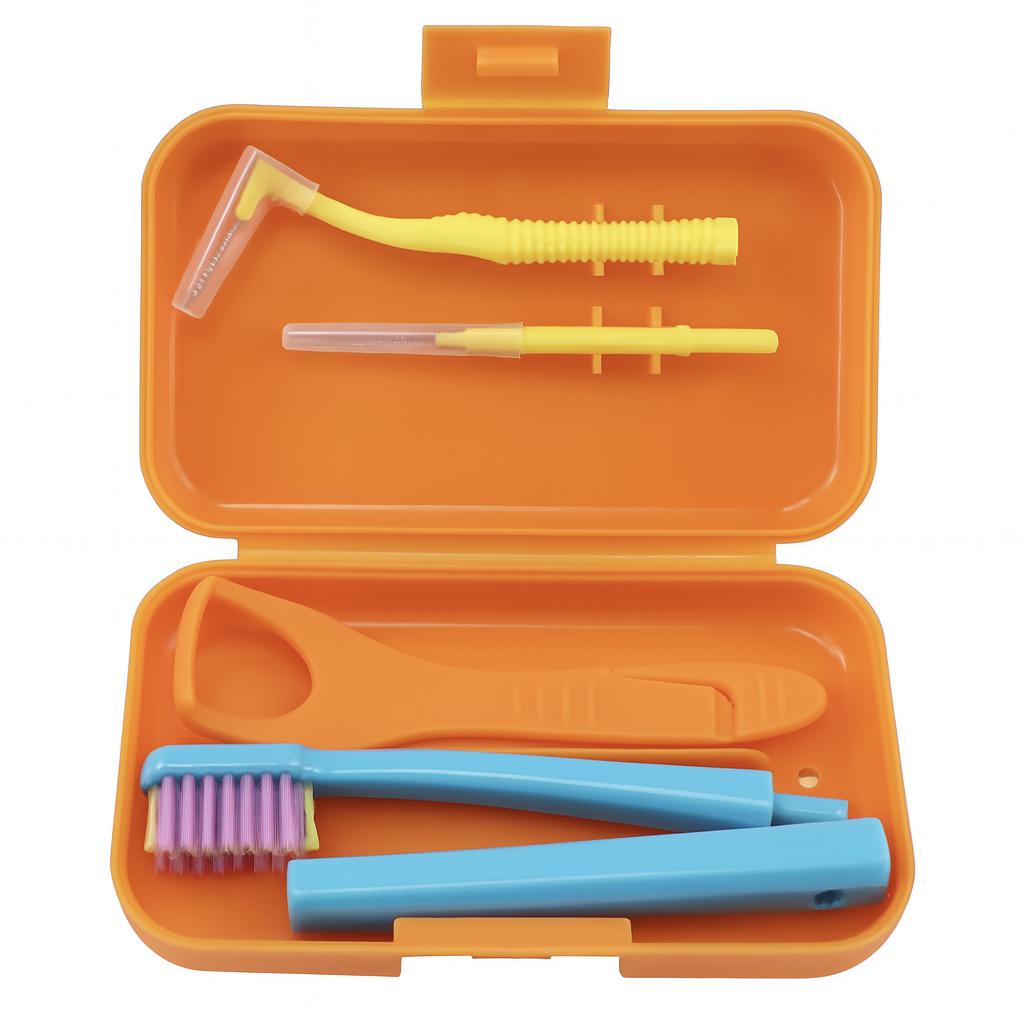 Набор по уходу за зубами дорожный Cocogreat Оранжевый