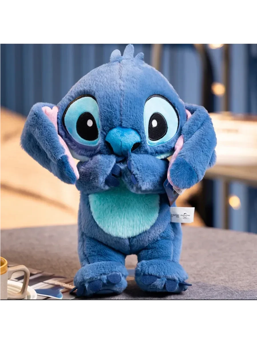 М'яка іграшка Стіч музична з підсвічуванням 27 см Синій (2549773963) - фото 9