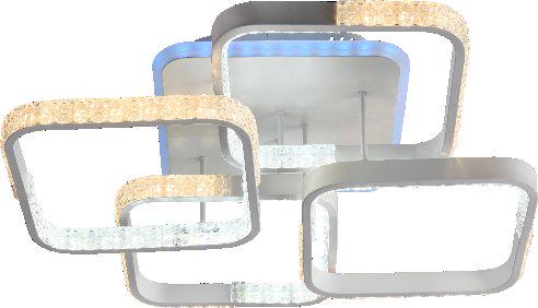 Люстра светодиодная Sirius C7079/4B WH RGB 120 W 8 W акриловая (000035239)