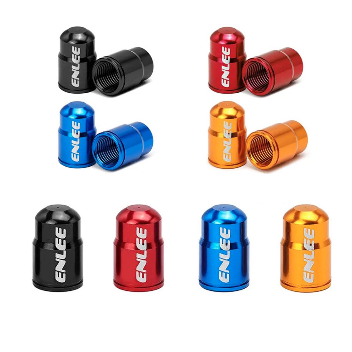 Ковпачки на ніпель Schrader ENLEE алюмінієві Золотий (EN-AV-3609) - фото 3