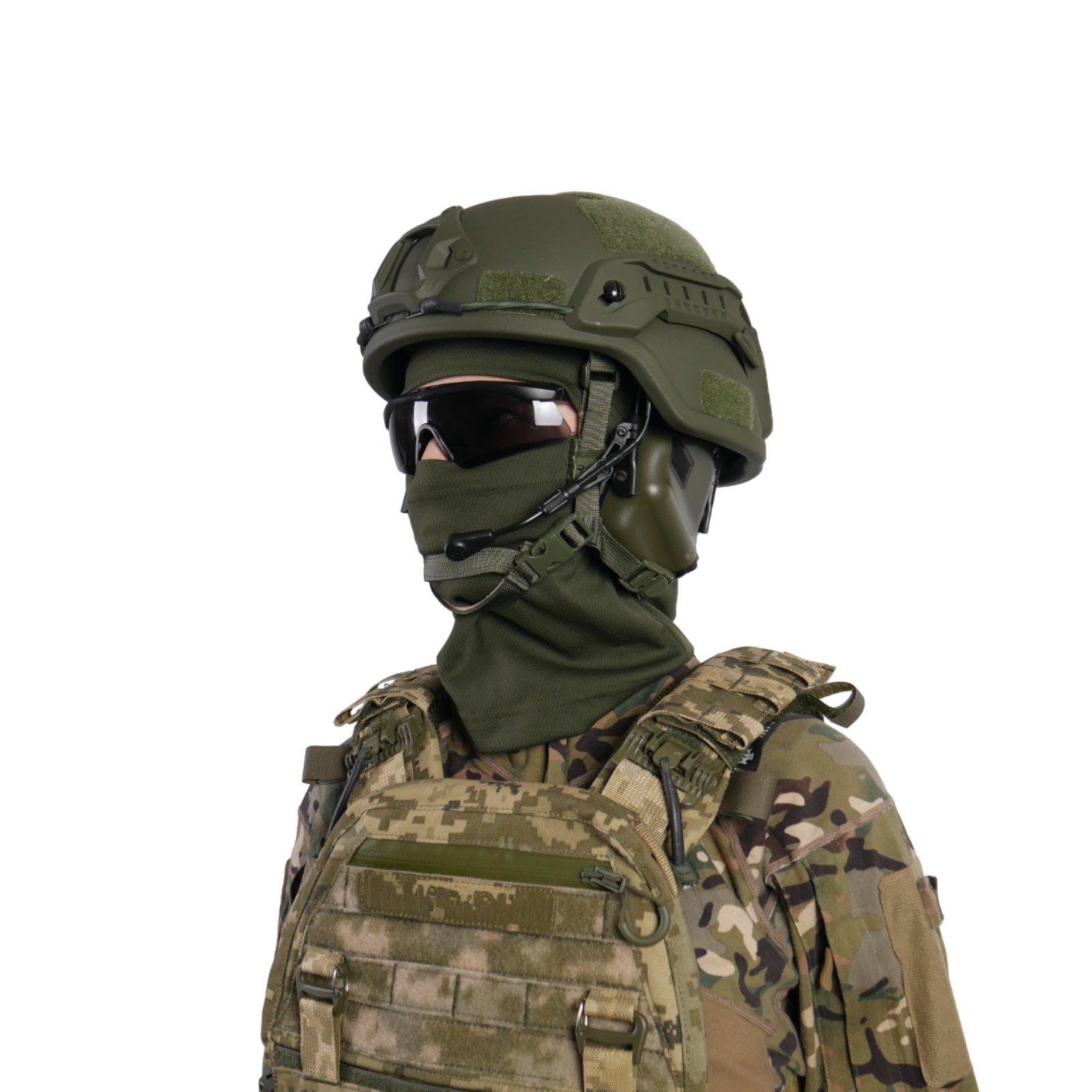 ᐉ Комплект баллистический шлем 1 класса защиты и наушники Earmor M32 ...