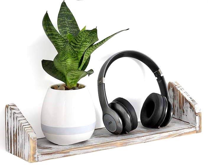 Полка настенная из дерева Мердека 42 см Браш (НСП-426122)