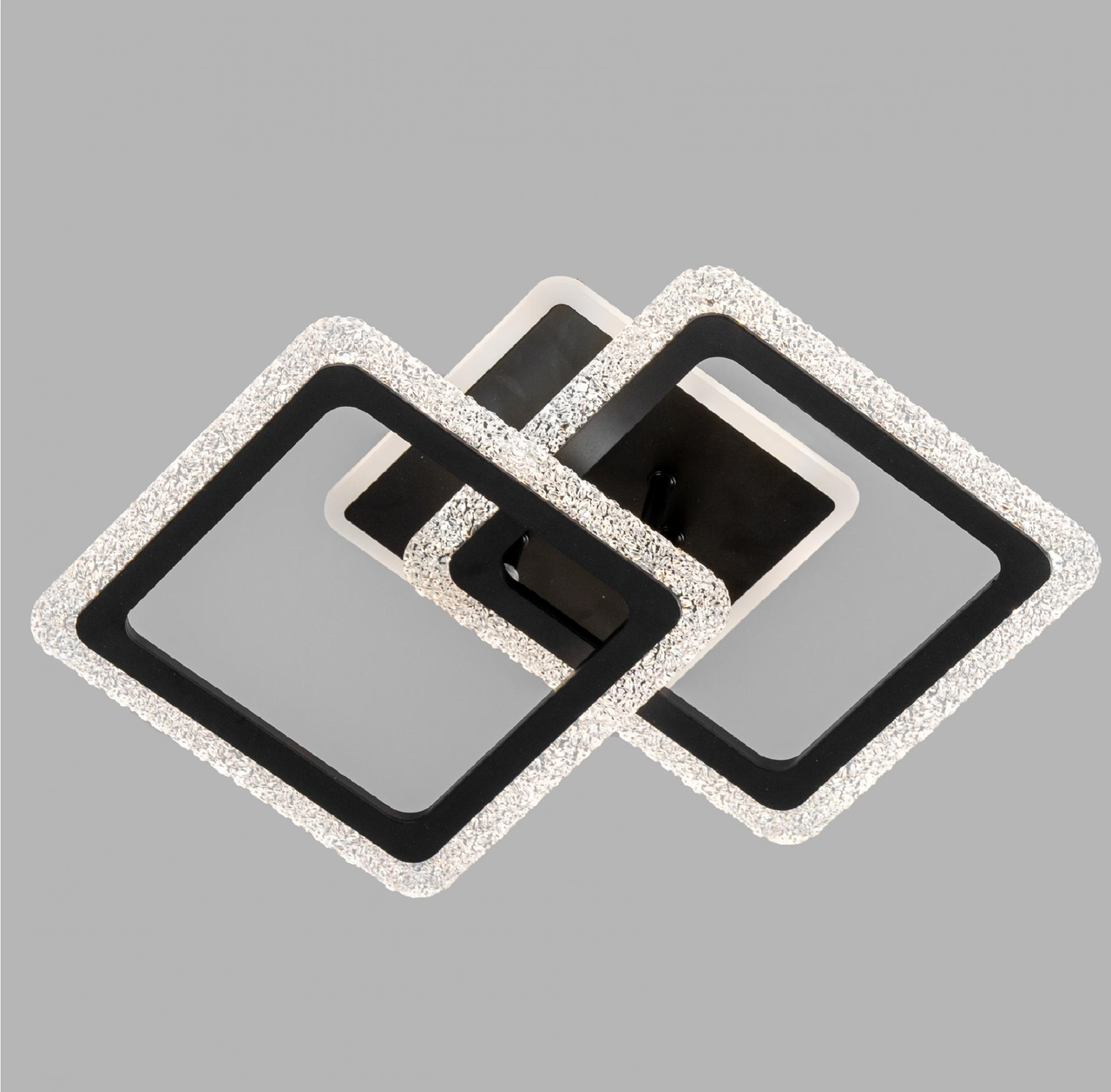 Люстра светодиодная Svet 70W с подсветкой корпуса 3000-6500К Черный (SC-3126/2C BK)