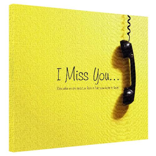 Картина на холсте I Miss You 40х50 см (H4050_YM008)