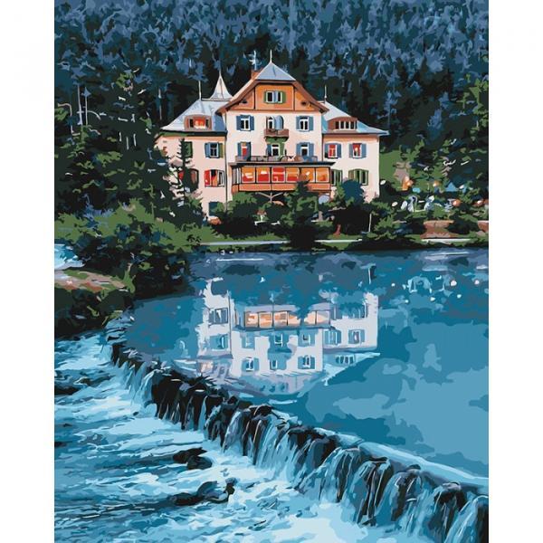 Набор для росписи по номерам Идейка Дом мечты 40х50 см (КНО2267-mt)
