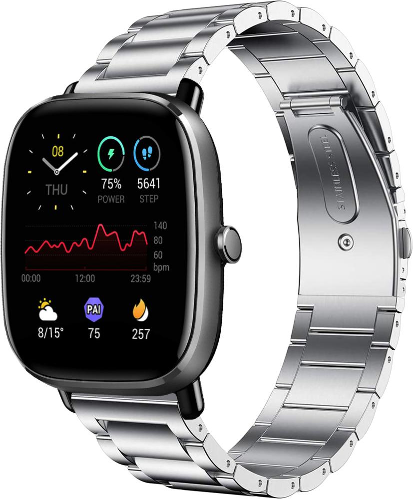 Браслет металлический Shape для Amazfit GTS 2 mini Silver (25308-59)