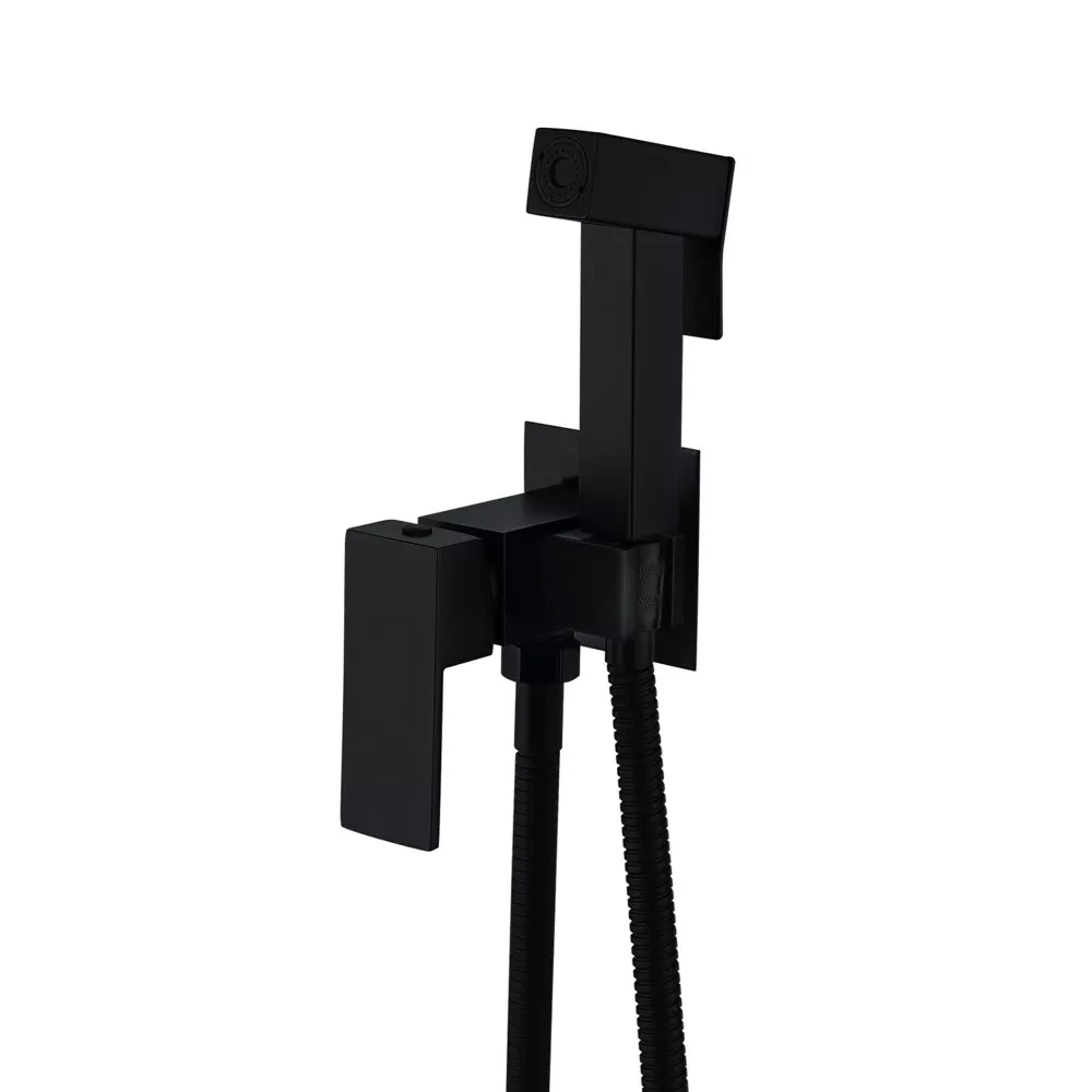 Гигиенический душ скрытого монтажа Wezer PRO9В-02-BLACK Черный (PRO9В-02-BLACK) Гигиенический душ скрытого монтажа Wezer PRO9В-02-BLACK Черный (PRO9В-02-BLACK)