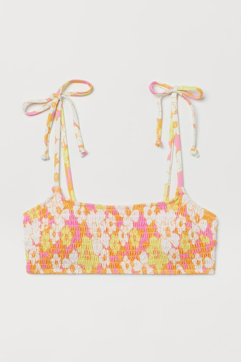 Купальный бюст H&M 970346 р. 42 Розово-оранжевый