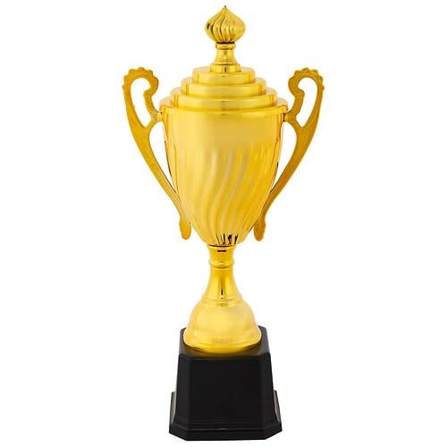 Кубок спортивний нагородний SP-Sport Goblet 140F 29х13х8 см Золотий (31807810)