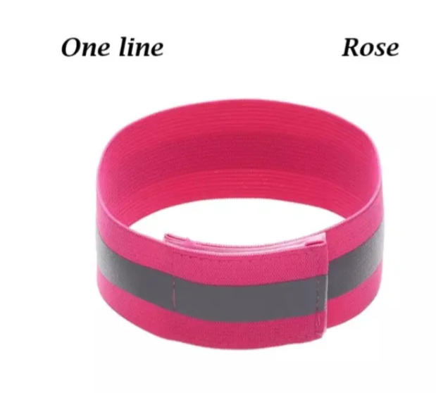 Светоотражающий браслет 4x35 см Розовый (31050/4) - фото 2 Светоотражающий браслет 4x35 см Розовый (31050/4) - фото 2