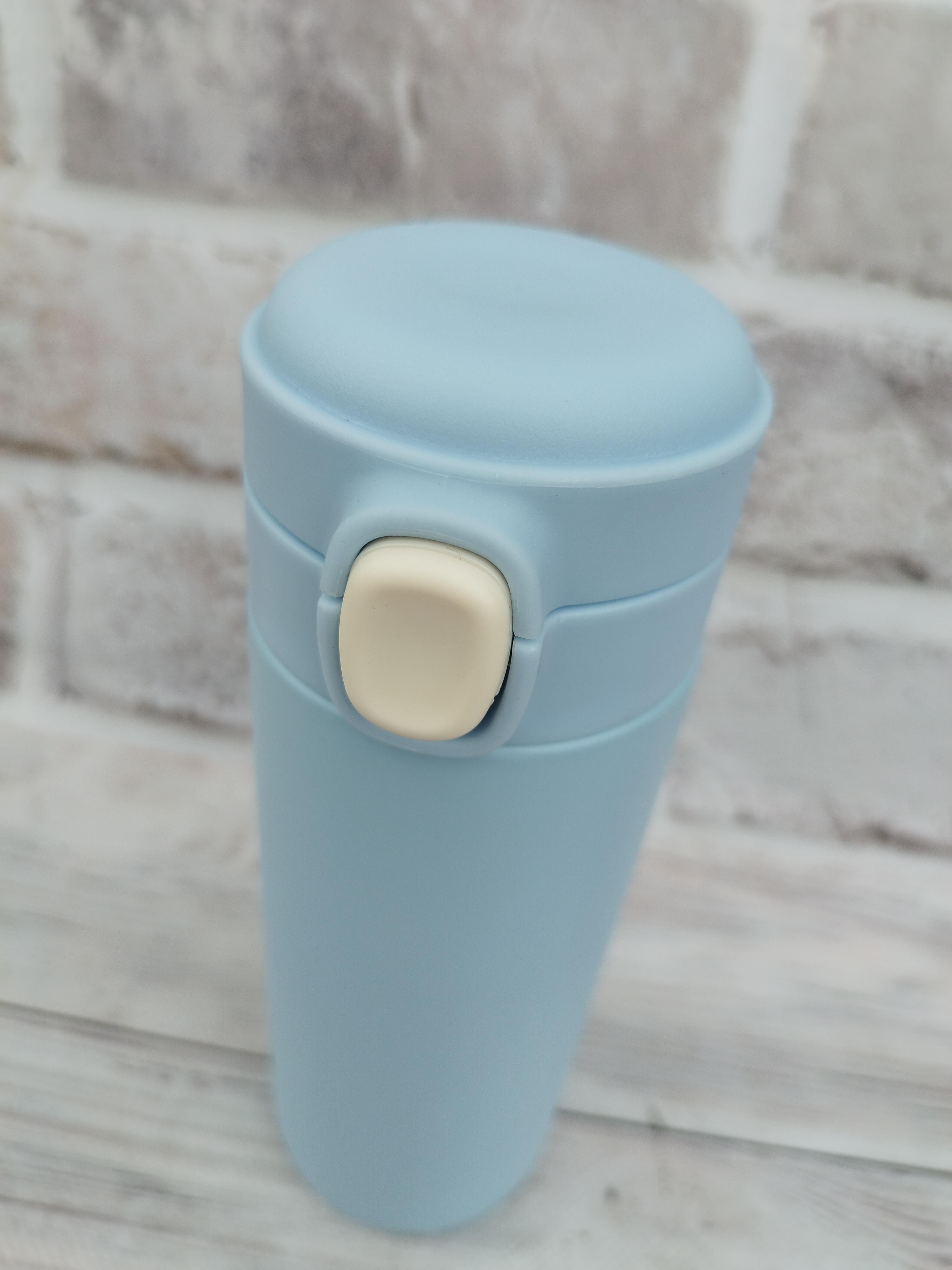 Термочашка Stenson нержавіюча сталь 420 мл Блакитний (25075177) - фото 2 Термочашка Stenson нержавіюча сталь 420 мл Блакитний (25075177) - фото 2