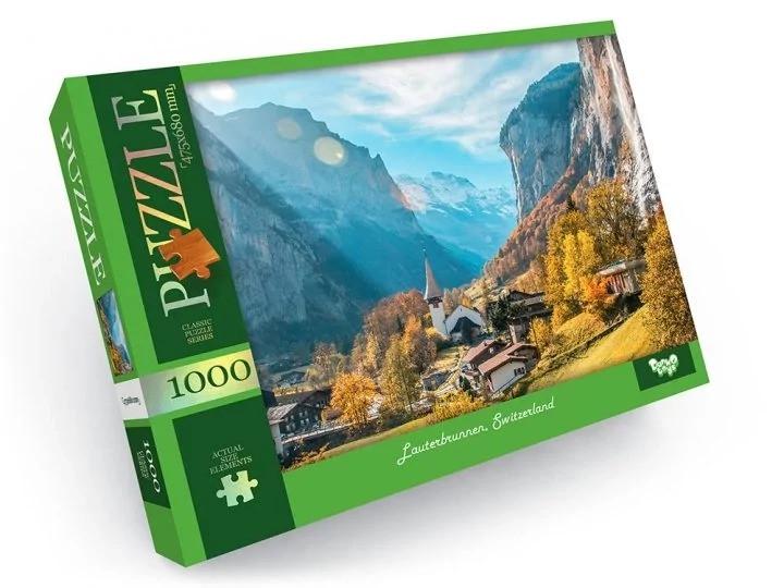 Пазли Danko Toys Lauterbrunnen Switzerland C1000-12-07 1000 шт.