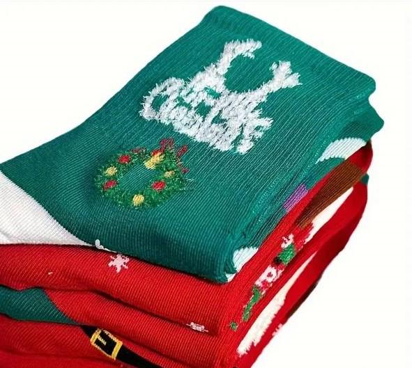 Шкарпетки новорічні бавовна 5 пар (23034568) - фото 2