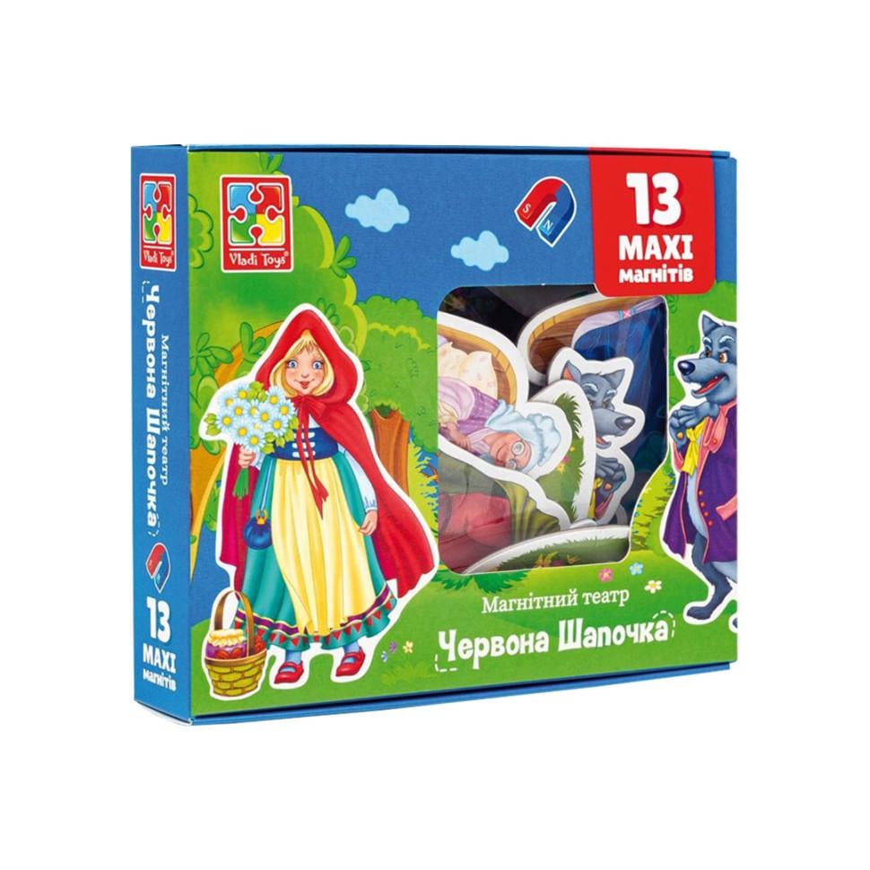Настільна гра Vladi Toys магнітний театр Червона шапочка Vladi Toys VT3206-52 (RLT26902)