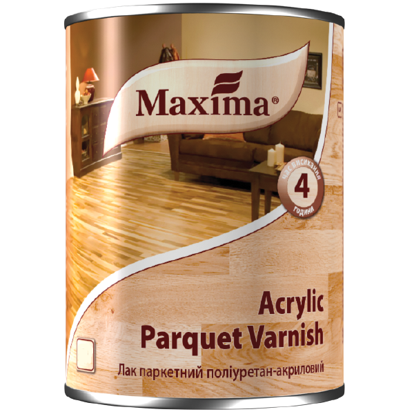 Лак паркетный Maxima полиуретан-акриловый 2,5 л (000011471)