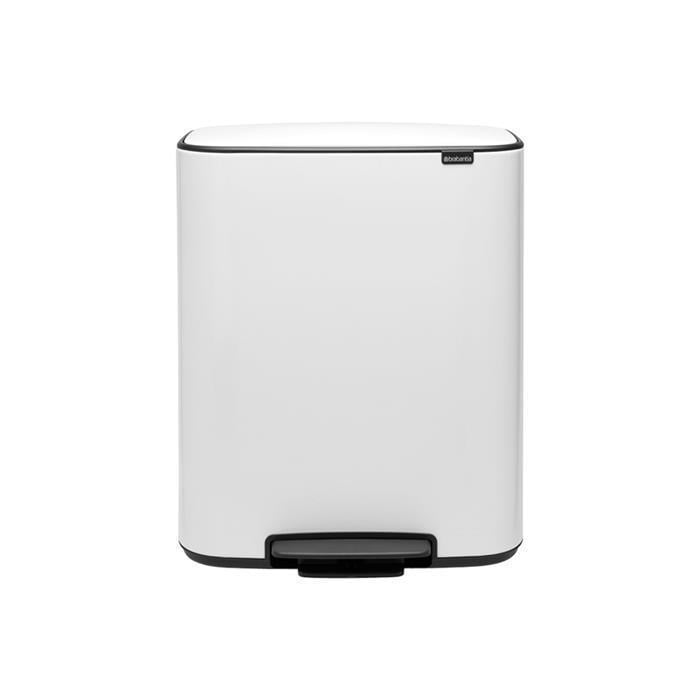 Бак для сміття Brabantia Bo Pedal Bin 2х30 л Білий (211447)