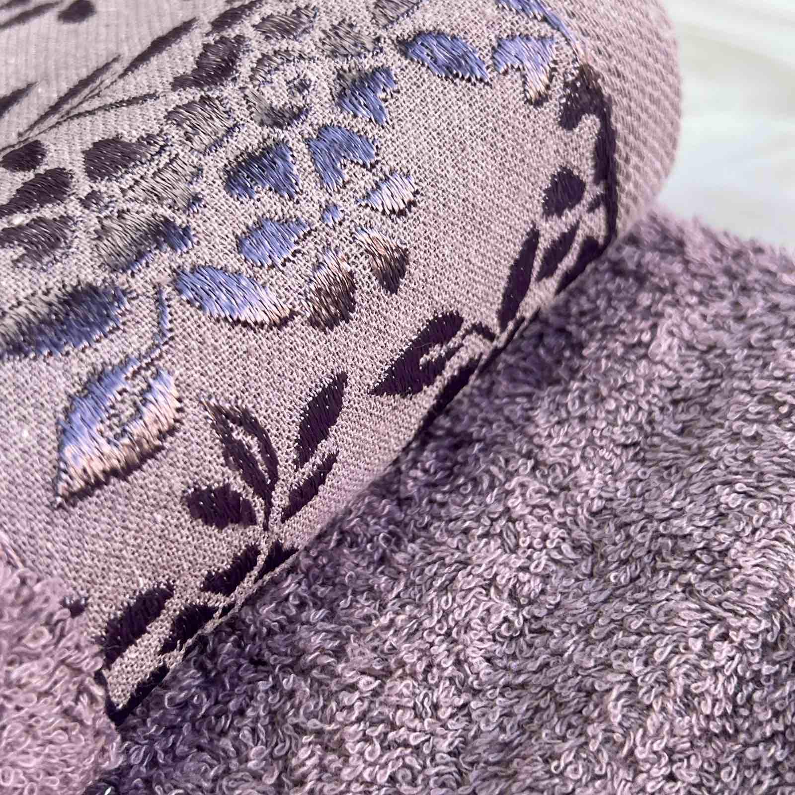 Набір рушників банне та для обличчя 70х40 см/50х90 см 2 шт. Бузковий (mame2v1cic1fiol) - фото 4 Набір рушників банне та для обличчя 70х40 см/50х90 см 2 шт. Бузковий (mame2v1cic1fiol) - фото 4