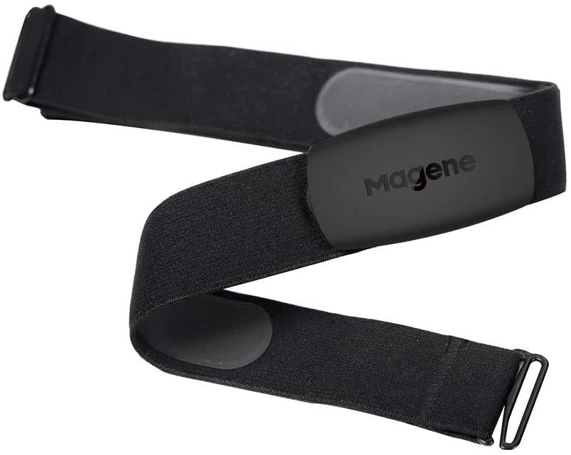 Монітор серцевого ритму Magene, нагрудний датчик пульсу Bluetooth BLE 4.0 і ANT + для Garmin | Polar | Bryton | Strava | Wahoo | Lezyne | Apple Watch ()