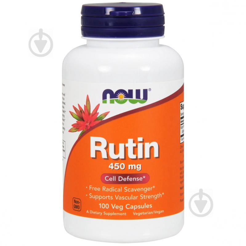 Рутин Now Foods Rutin 450 мг 100 вегетарианских капсул (NF0735)