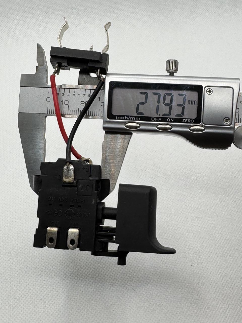 Кнопка для копій шуруповерта Einhell нового зразка 41х18 мм 30х19 мм - фото 4