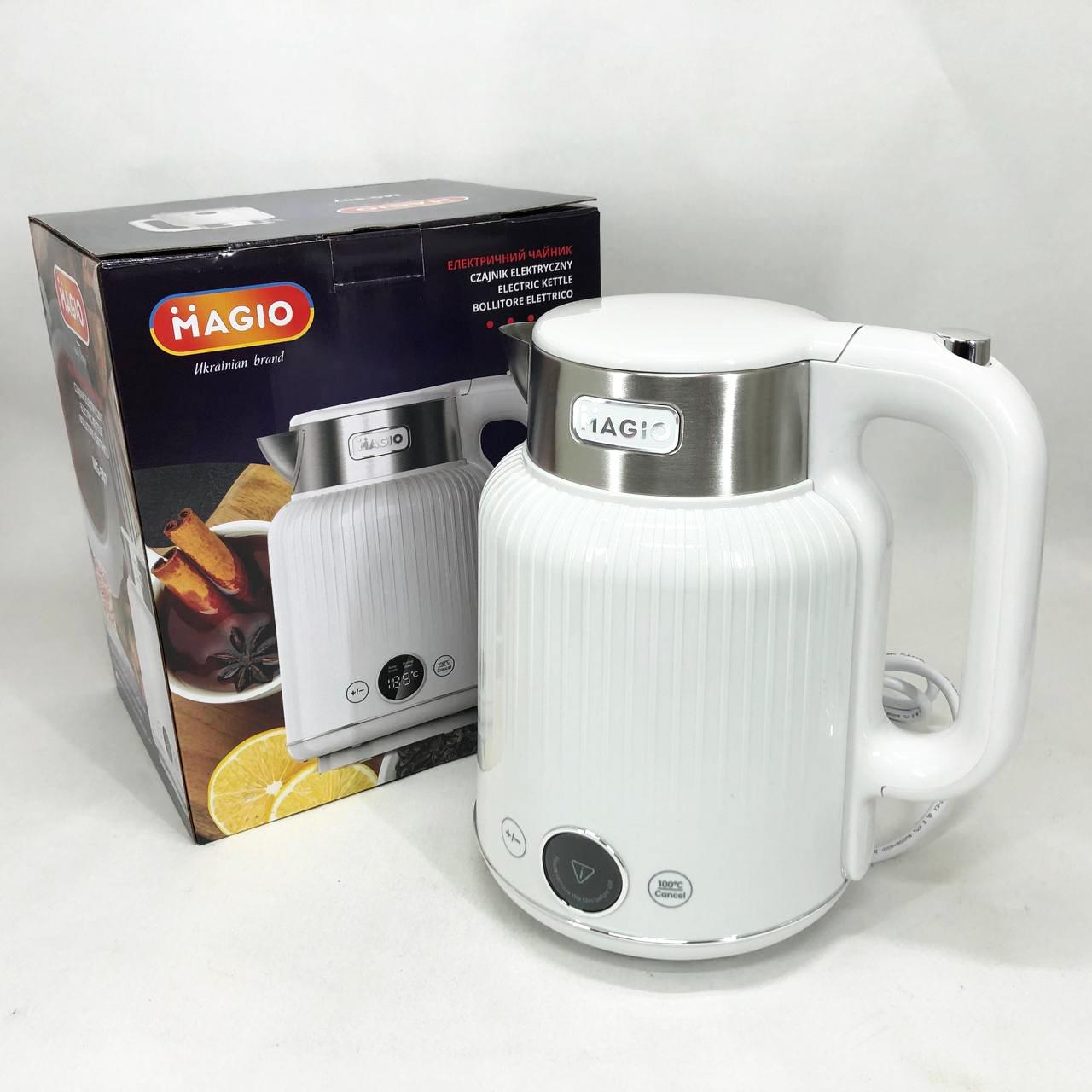 Електрочайник Magio безшумний (MG-507) - фото 3 Електрочайник Magio безшумний (MG-507) - фото 3