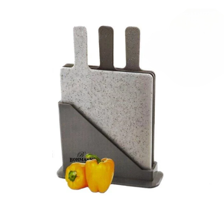 Набор разделочных досок BOHMANN BH на подставке 3 шт. (BH 02-527)