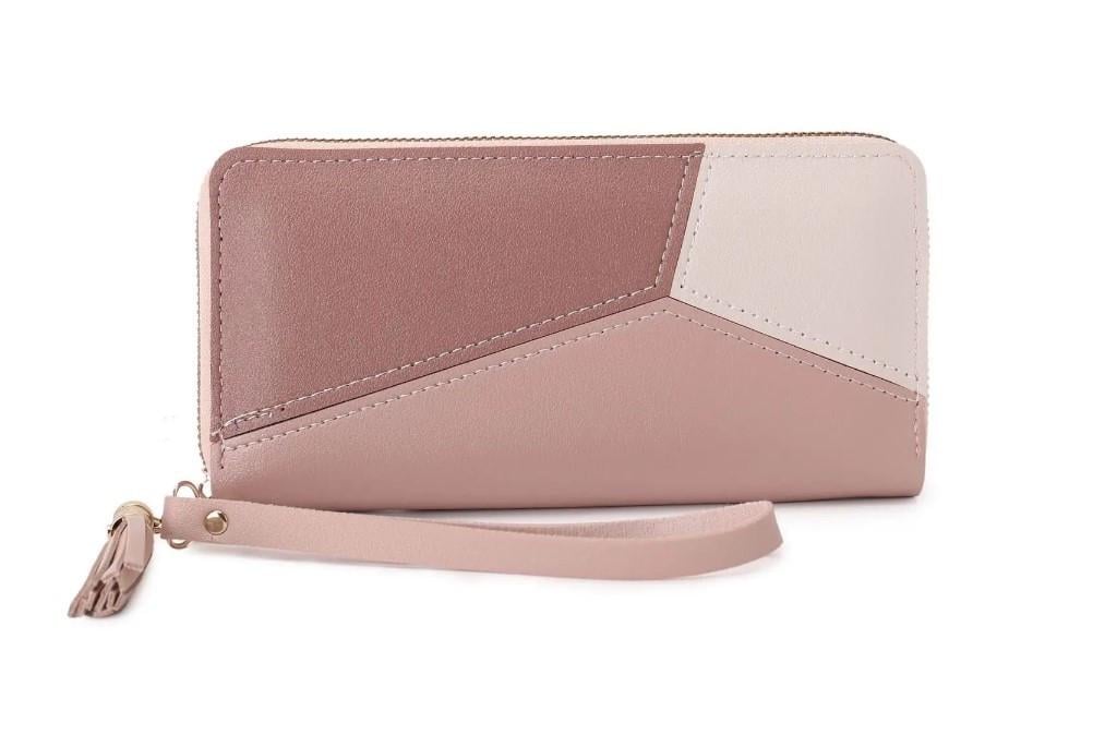 Клатч-кошелек женский Primolux Lady Wallet Pink/Brown (2045029658)