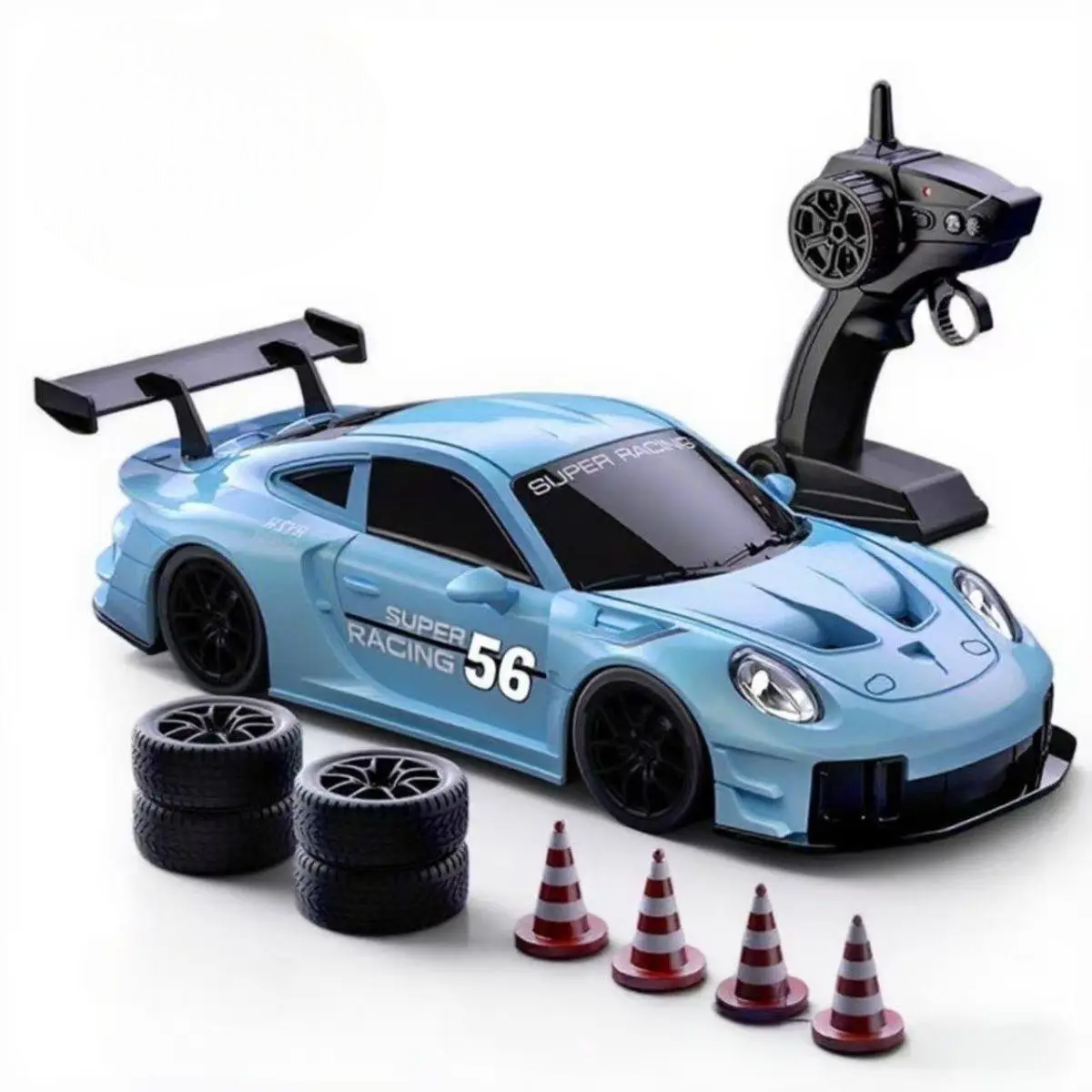 Дрифт-машинка на радиоуправлении Porsche 911 1:24 Голубой (1502)