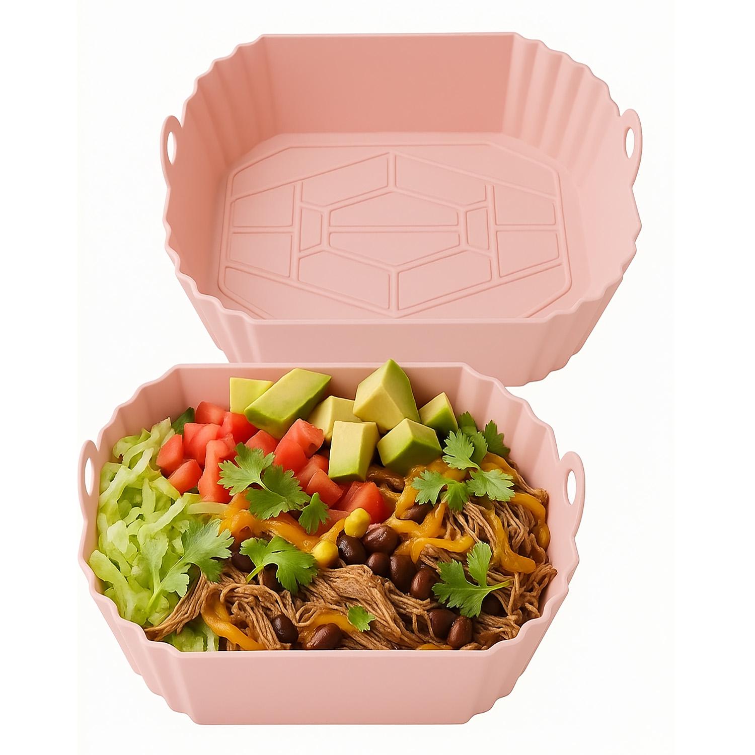 Форма силіконова для печі квадратна 20х20 см Рожевий (26644927) - фото 12 Форма силіконова для печі квадратна 20х20 см Рожевий (26644927) - фото 12