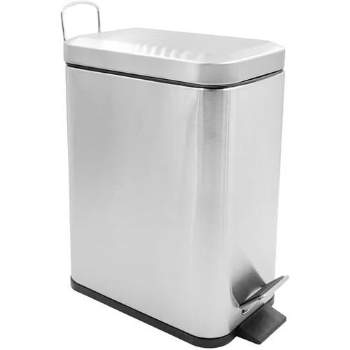 Відро для сміття Zerix Sansa-TC0105 ZX5893 з кришкою та педаллю 5 л Сатин (270596) Відро для сміття Zerix Sansa-TC0105 ZX5893 з кришкою та педаллю 5 л Сатин (270596)