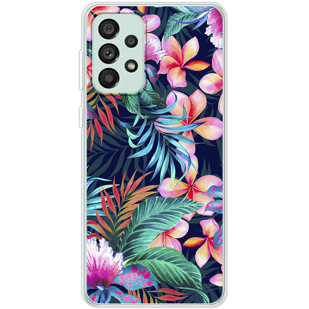 Чохол BoxFace Samsung Galaxy A33 5G (A336) flowers in the tropics Прозорий силікон (44140-up1971-44140)