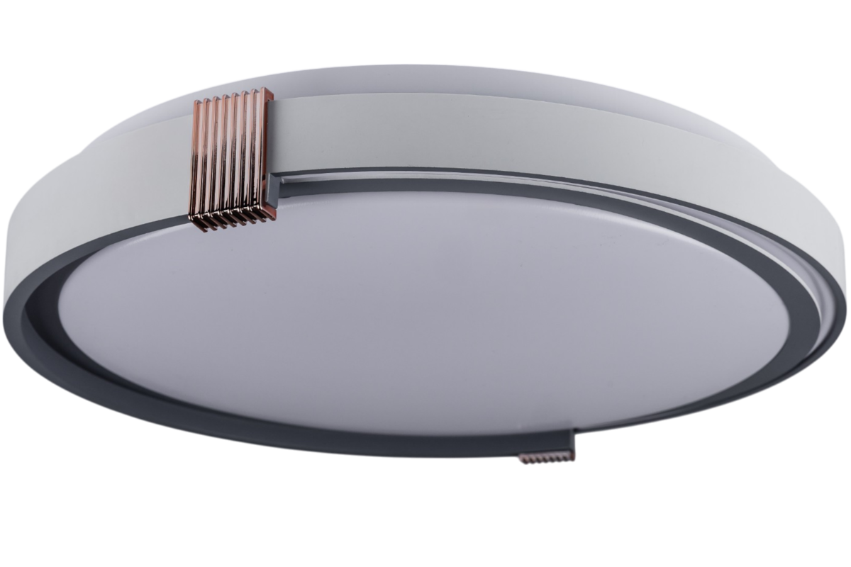 Потолочный светильник Vestum COLISEUM матовый 60W 3000К-6500К с ДУ 395х60 мм Белый с синим