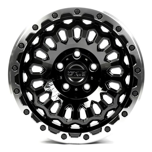 Диски литые Off Road Wheels OW1710 8,5x17 5x127 ET-12 DIA71,6 Gloss Black Silver ring (1002472901)