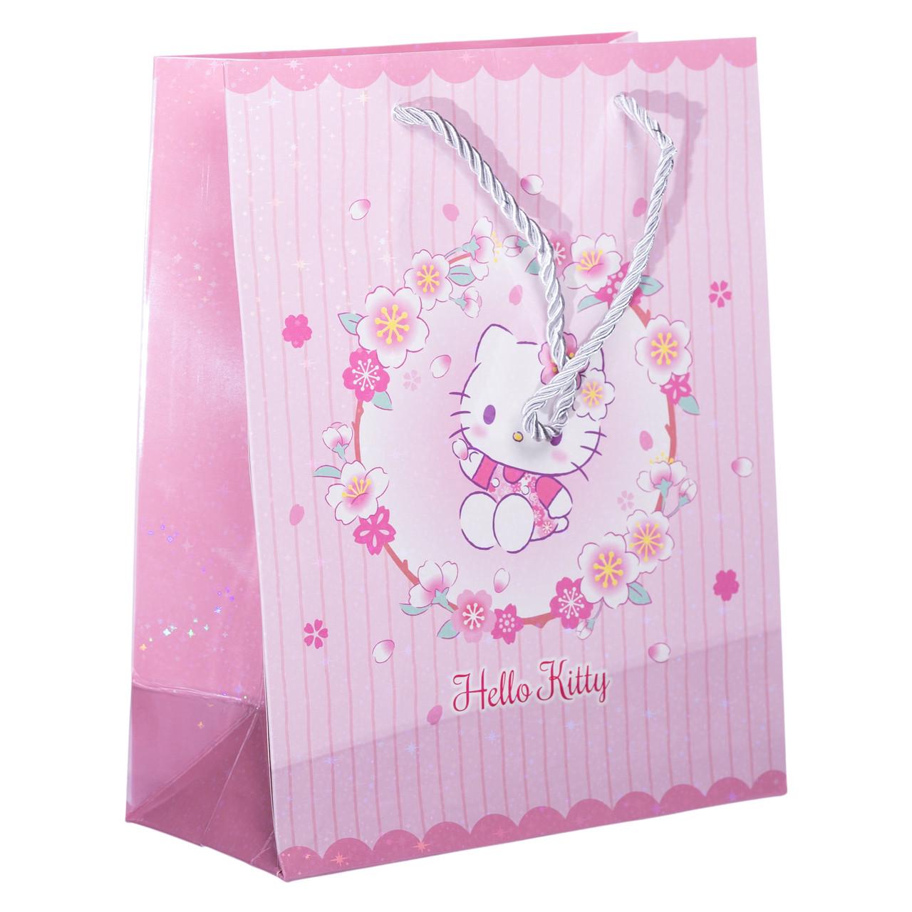 Набор подарочных пакетов из бумаги Hello Kitty 12 шт. 19х9,5х24,5 см Розовый (HP-10359-11P)
