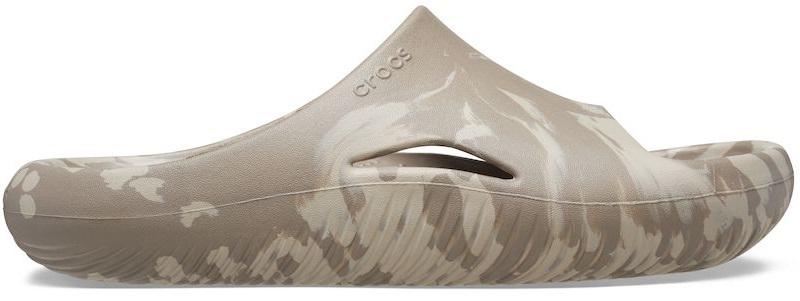 Кроксы женские Crocs Mellow Marbled Slide M8W10 208579 р. 41 26,5 см Mushroom/Cobblestone - фото 3