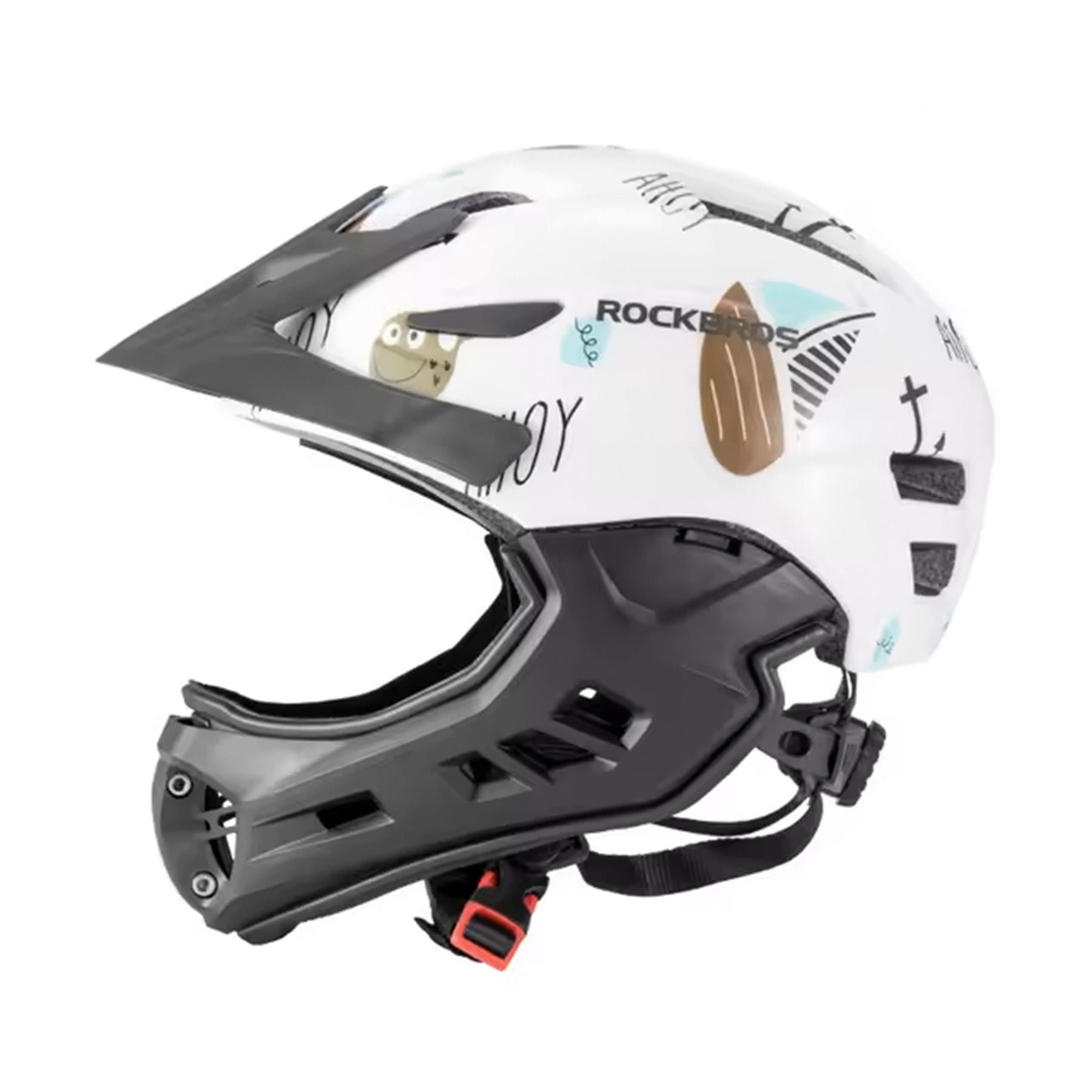 Спортивные шлемы фулфейс ROCKBROS TT-018 54-58 см In-Mold Белый (RB-TT-018-YF-5074) Спортивные шлемы фулфейс ROCKBROS TT-018 54-58 см In-Mold Белый (RB-TT-018-YF-5074)