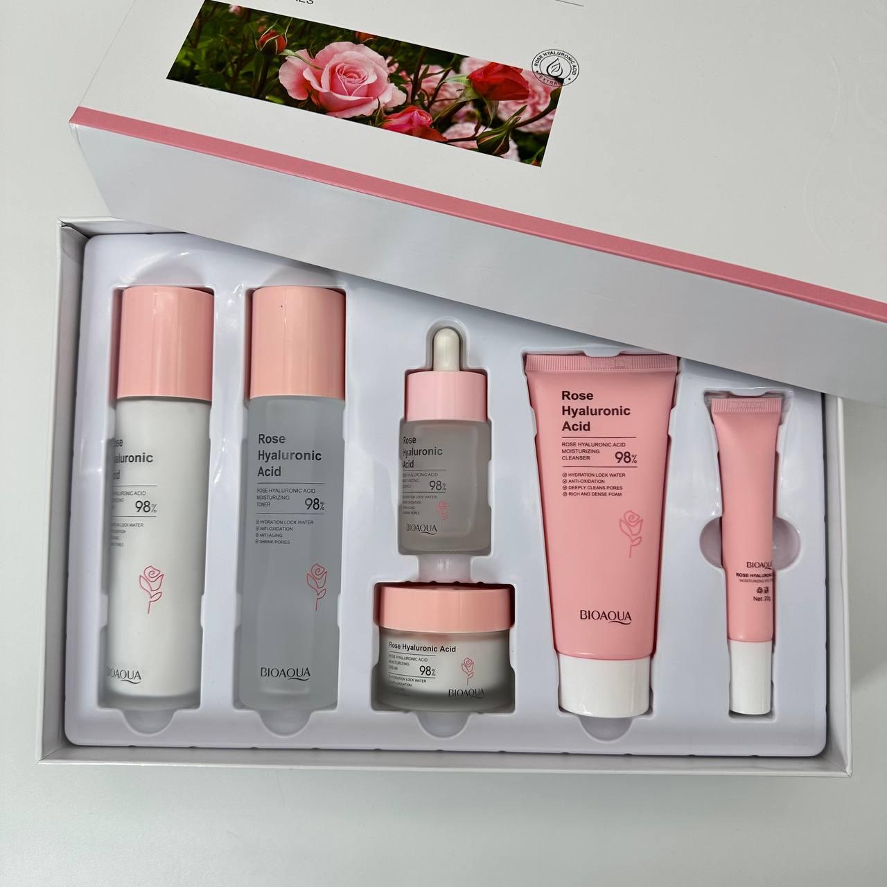 Набір доглядової косметики Bioaqua Rose Hyaluronic Acid Moisturizing Toner Nourishing Hydratingr (2135613838)