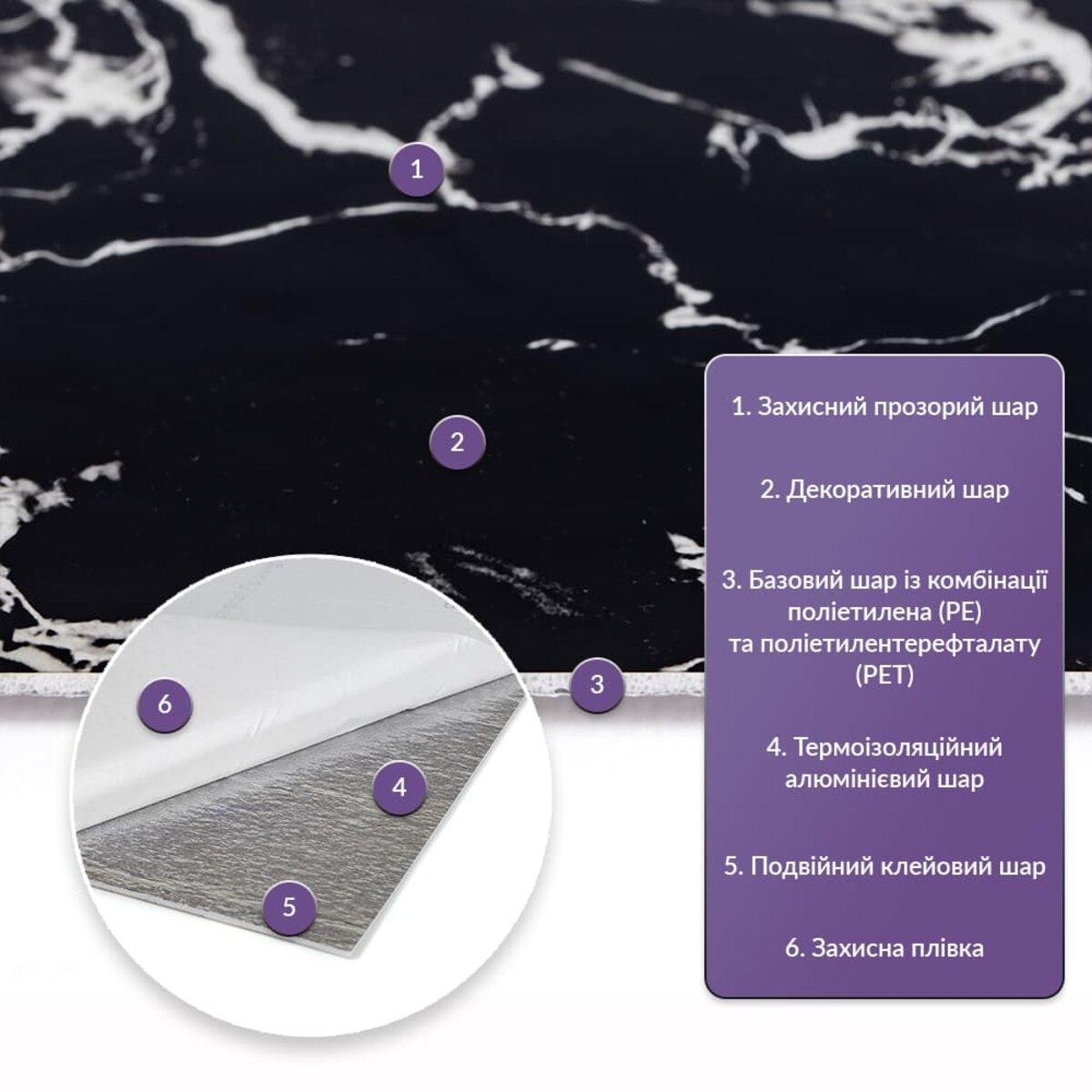 Плитка стінова самоклеюча 600х300х2 мм (SW-00002321) - фото 2 Плитка стінова самоклеюча 600х300х2 мм (SW-00002321) - фото 2