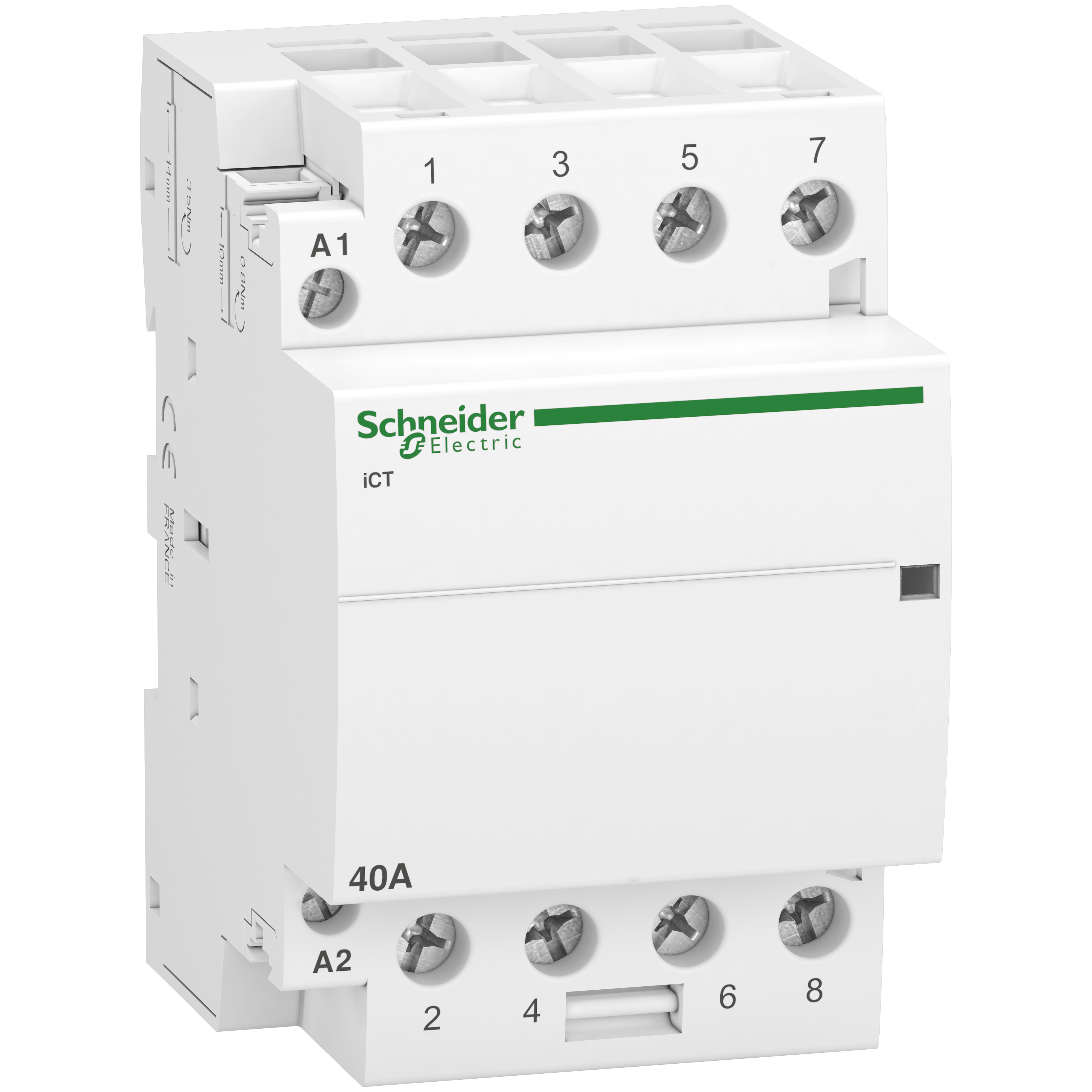 Контактор модульний Schneider Electric Acti9 iCT 4P 40A 4NO 230V (A9C20844)