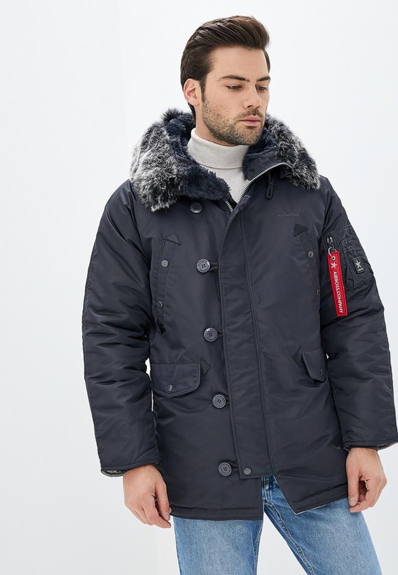 Куртка-парка Airboss Winter Parka XXS Сірий (28640)