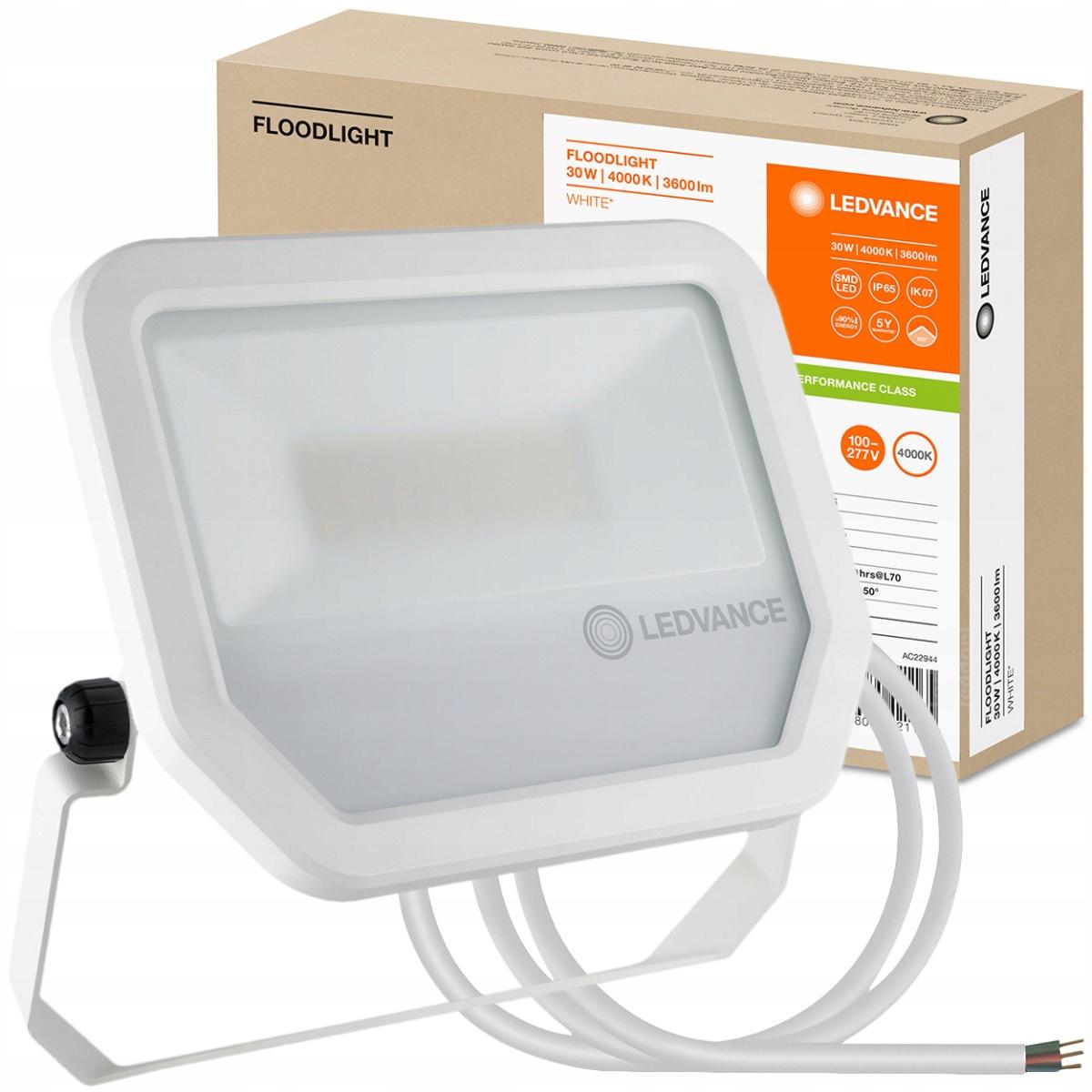 LED-прожектор Ledvance 30W 4000K 3600 Lm IP65 Белый (4058075421165)