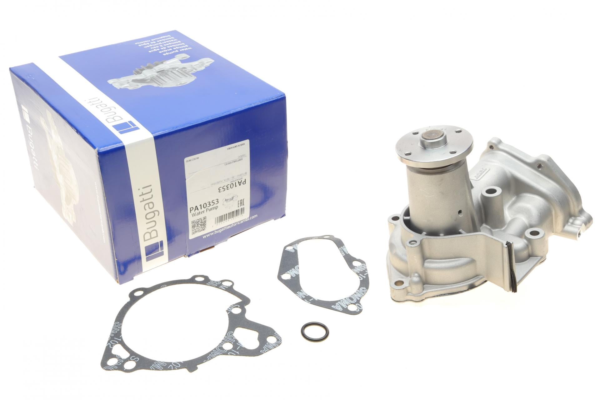 Насос воды Bugatti Mitsubishi Pajero Sport II/L200 IV/V 2.5DI-D/4WD 06-R/B 8 лопаток PA10353 (25589495)