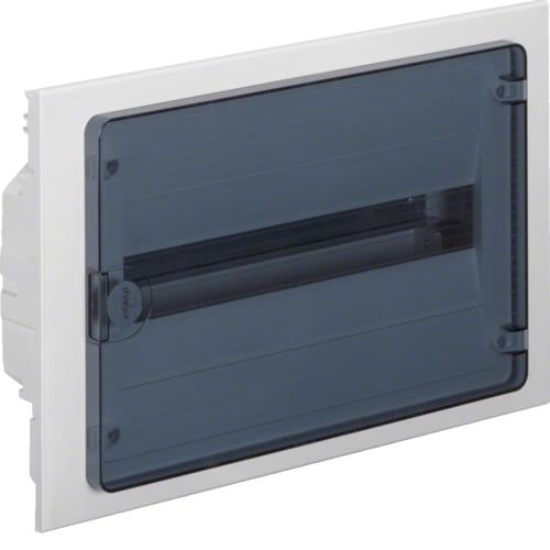 Щит модульный встроенный Hager Golf для внутренней установки с прозрачной дверцей на 18 модулей (VF118TD)