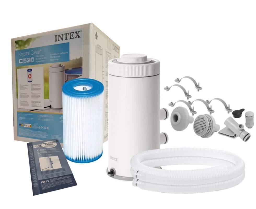 Насос-фільтр Intex 26604 картриджний C530 2006 л/г (26086708) - фото 8 Насос-фільтр Intex 26604 картриджний C530 2006 л/г (26086708) - фото 8