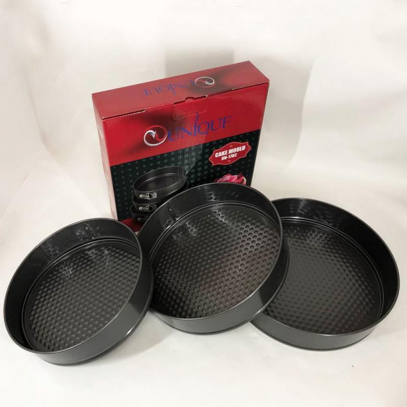 Набор разъемных форм Unique UN-1702 для выпечки и запекания 3 шт. (tf5923) - фото 6 Набор разъемных форм Unique UN-1702 для выпечки и запекания 3 шт. (tf5923) - фото 6
