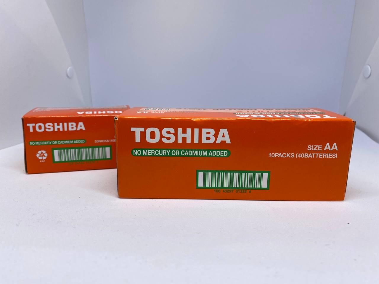 Батарейки TOSHIBA AA 40 шт. - фото 4