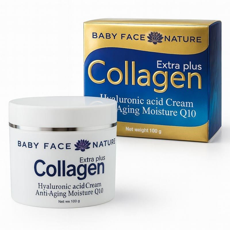 Крем для лица Baby Face Nature Q10 омолаживающий с коллагеном и гиалуроновой кислотой 100 г (1002218) Крем для лица Baby Face Nature Q10 омолаживающий с коллагеном и гиалуроновой кислотой 100 г (1002218)