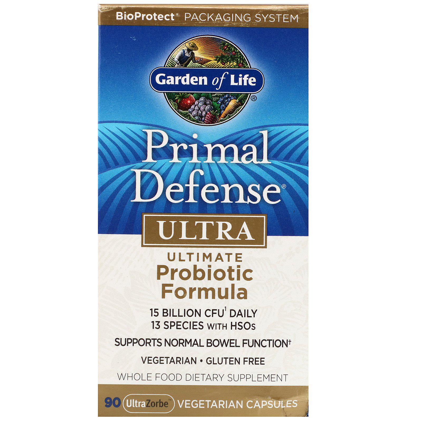 Пробиотик Garden of Life Primal Defense Ultra Ultimate Probiotic Formula 90 Veg Caps (GOL-11235)