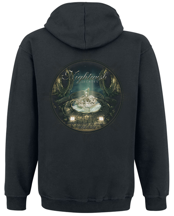 Толстовка с молнией "Nightwish Decades" L Черный (44557) - фото 2 Толстовка с молнией "Nightwish Decades" L Черный (44557) - фото 2