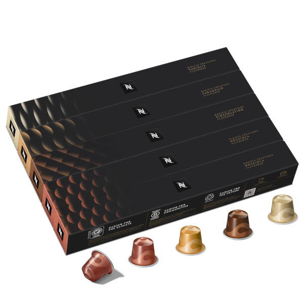Набір кави в капсулах Nespresso BARISTA CREATIONS Vaniglia Cioccolatino Caramello Nocciola 50 капсул